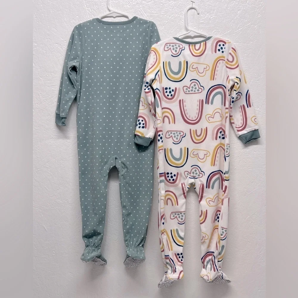 CARTER’S 2-Pack - 1-Piece Fleece Footed Sleepwear - 4T